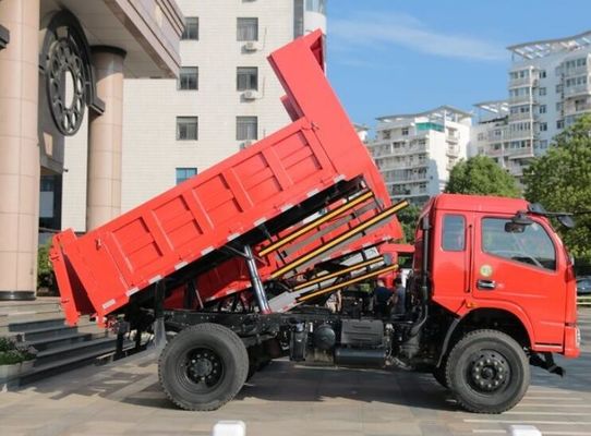 الصين 4WD / 2WD التعدين تفريغ شاحنة خفيفة واجب نوع 140 حصان لبناء الطرق المزود
