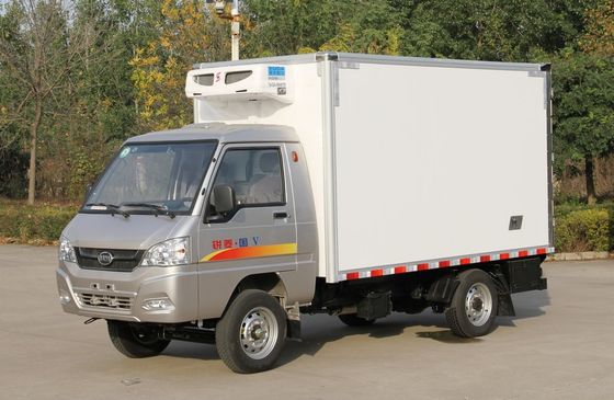 صغيرة مبردة شاحنة مقطورة 0.5t-1t ضوء مربع فريزر شاحنة الكمون / محرك Chaochai
