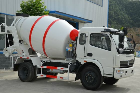 الصين 4m3 الخرسانة الخرسانة شاحنة العبور / شاحنة نقل الخرسانة عملية سهلة المزود
