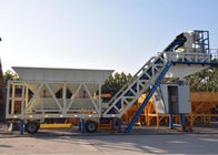 الصين التلقائي الثقيلة آلات البناء المتنقلة الخلط مصنع مع صوامع الاسمنت 100T مصنع