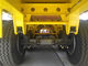 الثقيلة واجب ثلاثي المحور تفريغ شاحنة ، 50 طن مسطحة شاحنة نصف مقطورة للحاويات المزود