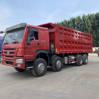 سعر المصنع 430HP 12 عجلة جديدة أو مستعملة Howo 8x4 Sinotruk شاحنات القمامة المقطورات